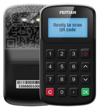 Feitian OTP c603 - QR Code Transaction Signing Solution with PIN Protection